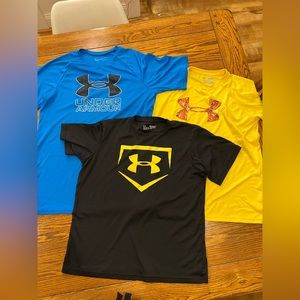 Youth under armour shirts